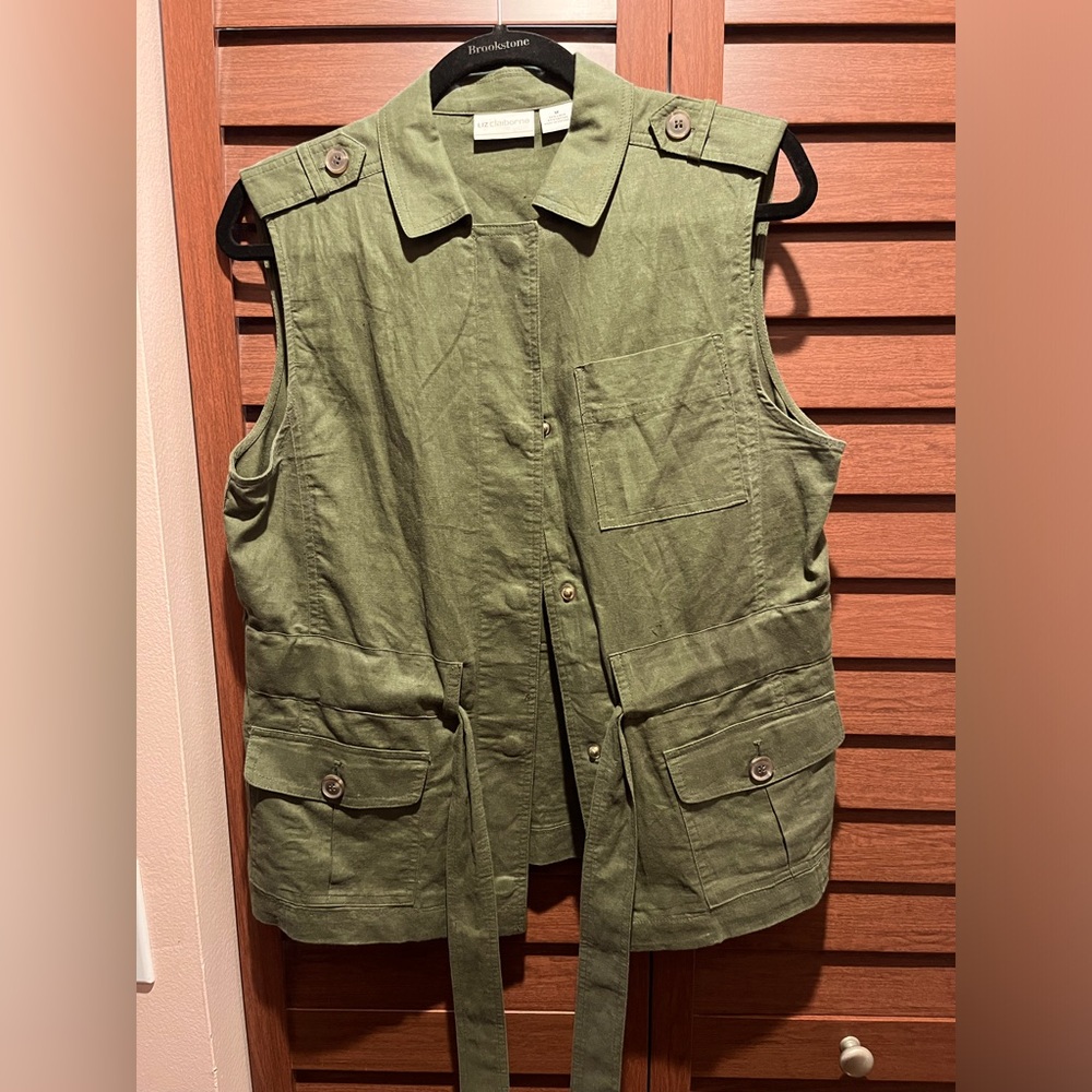 Green Liz Claiborne Vest